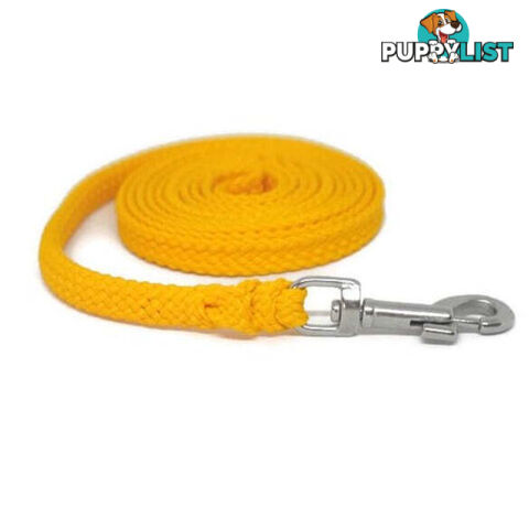 1.8m to 10m Long Dog Lead No Stitching Tough Yarnix 10mm Wide - YNXLD10-10-GR-SS