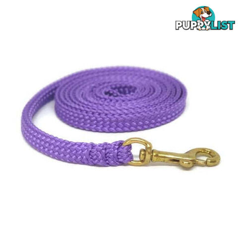 1.8m to 10m Long Dog Lead No Stitching Tough Yarnix 10mm Wide - YNXLD10-10-GR-SS