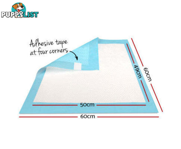 Puppy Dog Pet Training Pads Cat Toilet 60 x 60cm Super Absorbent Indoor Disposable - PET-PAD-PK-400