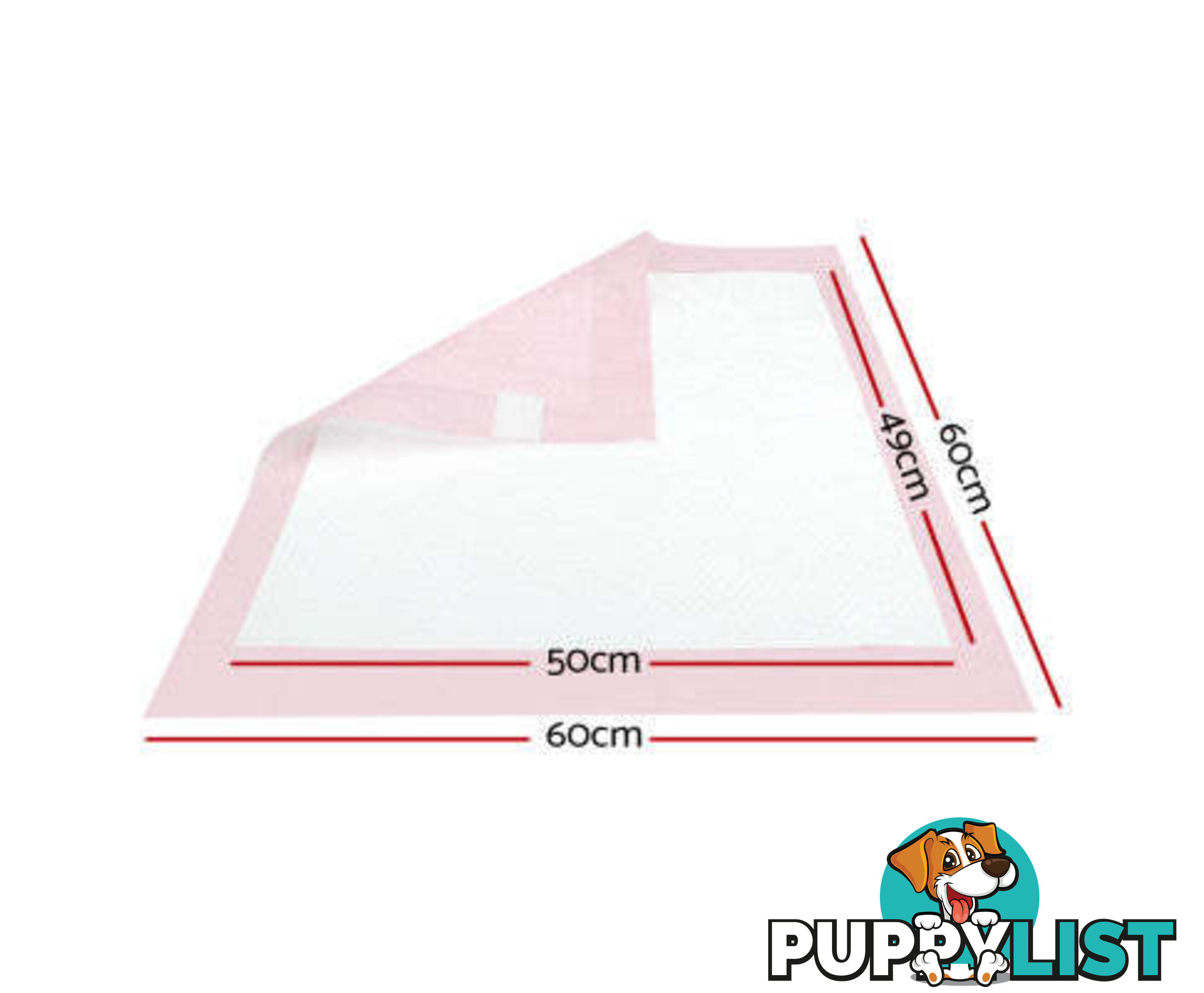 Puppy Dog Pet Training Pads Cat Toilet 60 x 60cm Super Absorbent Indoor Disposable - PET-PAD-PK-400