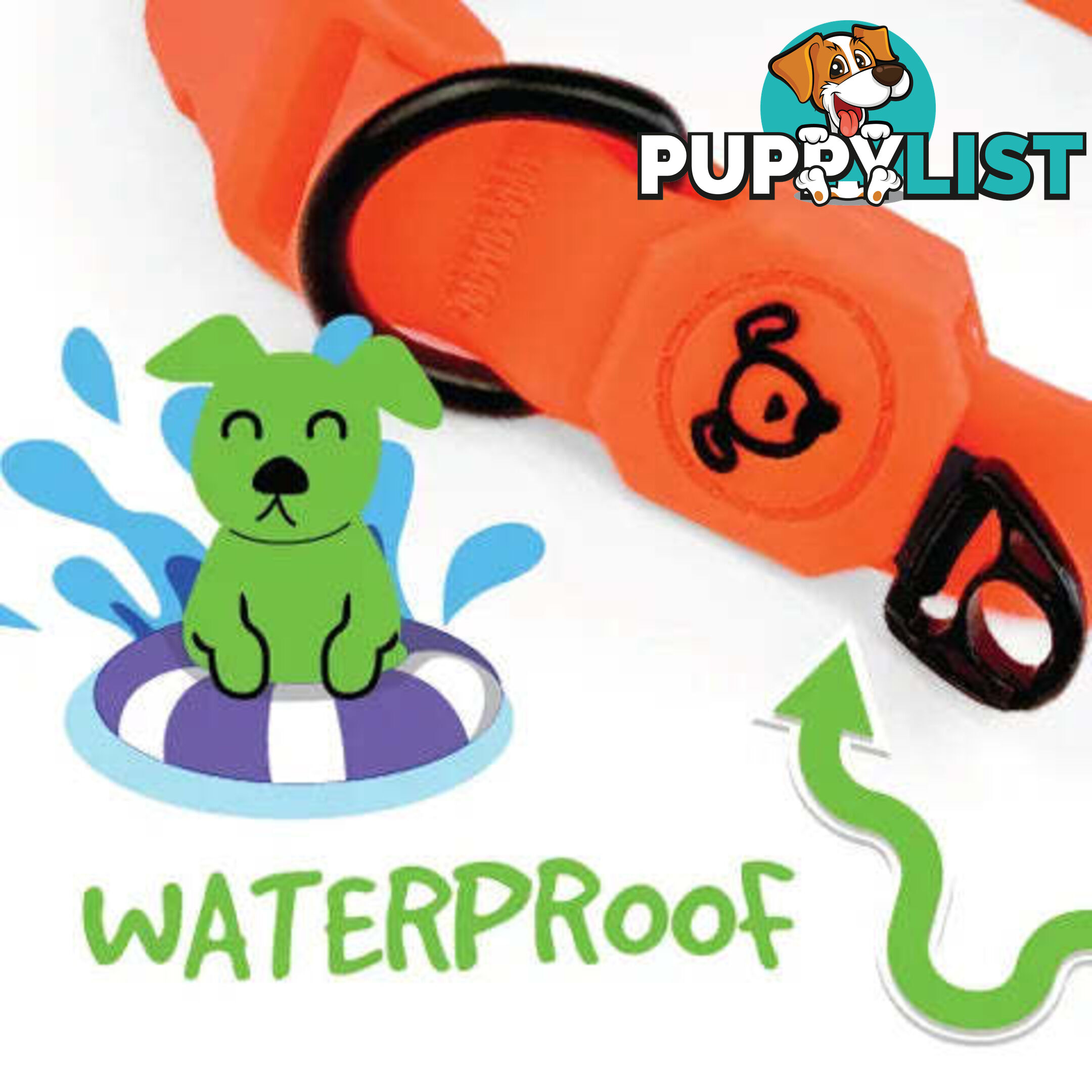 WATERPROOF DOG COLLARS - BAINBRIDGE - BB-A7274-LAV