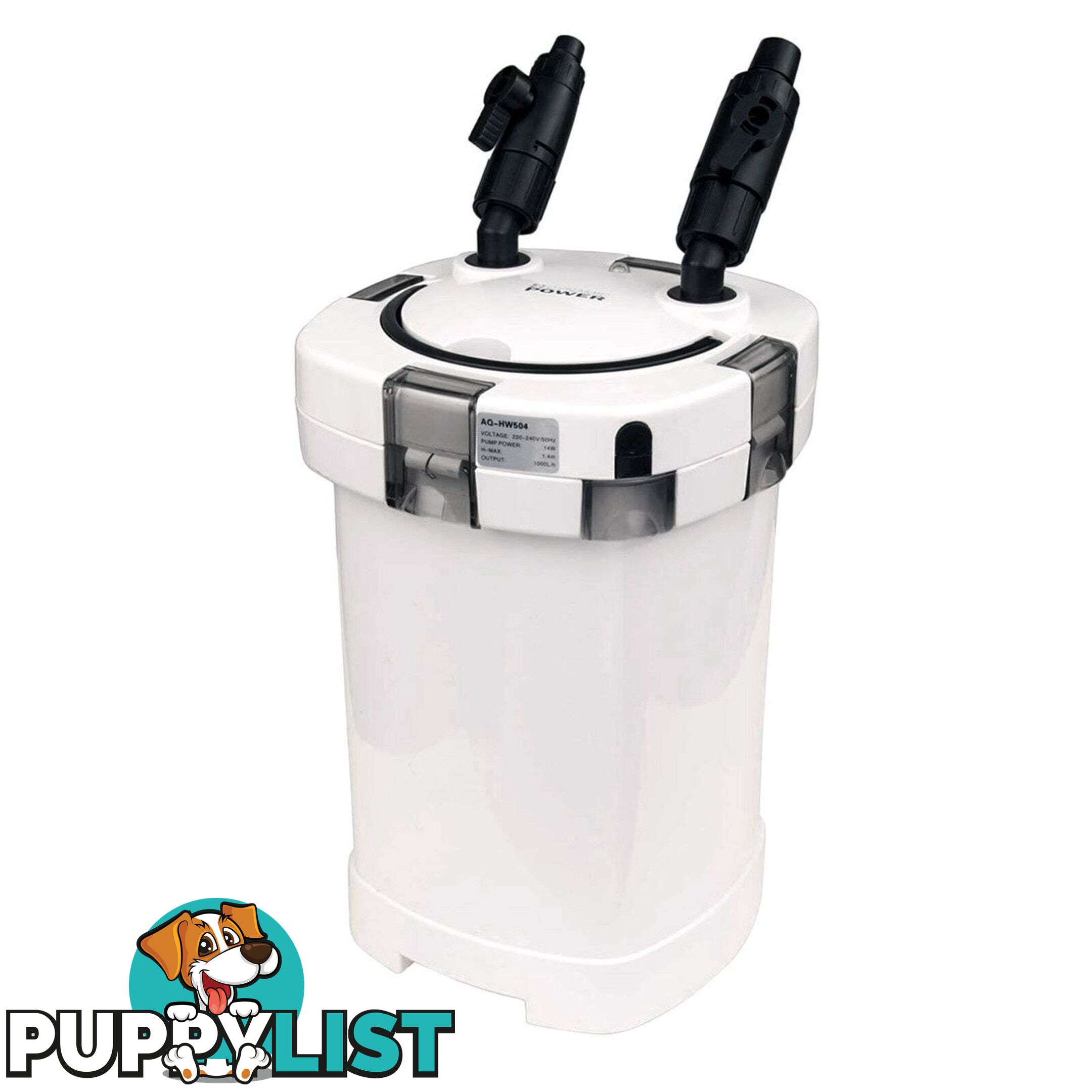 Aquarium External Canister Filter 1000L/H - V274-AQ-HW504