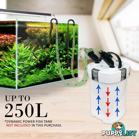 Aquarium External Canister Filter 1000L/H - V274-AQ-HW504
