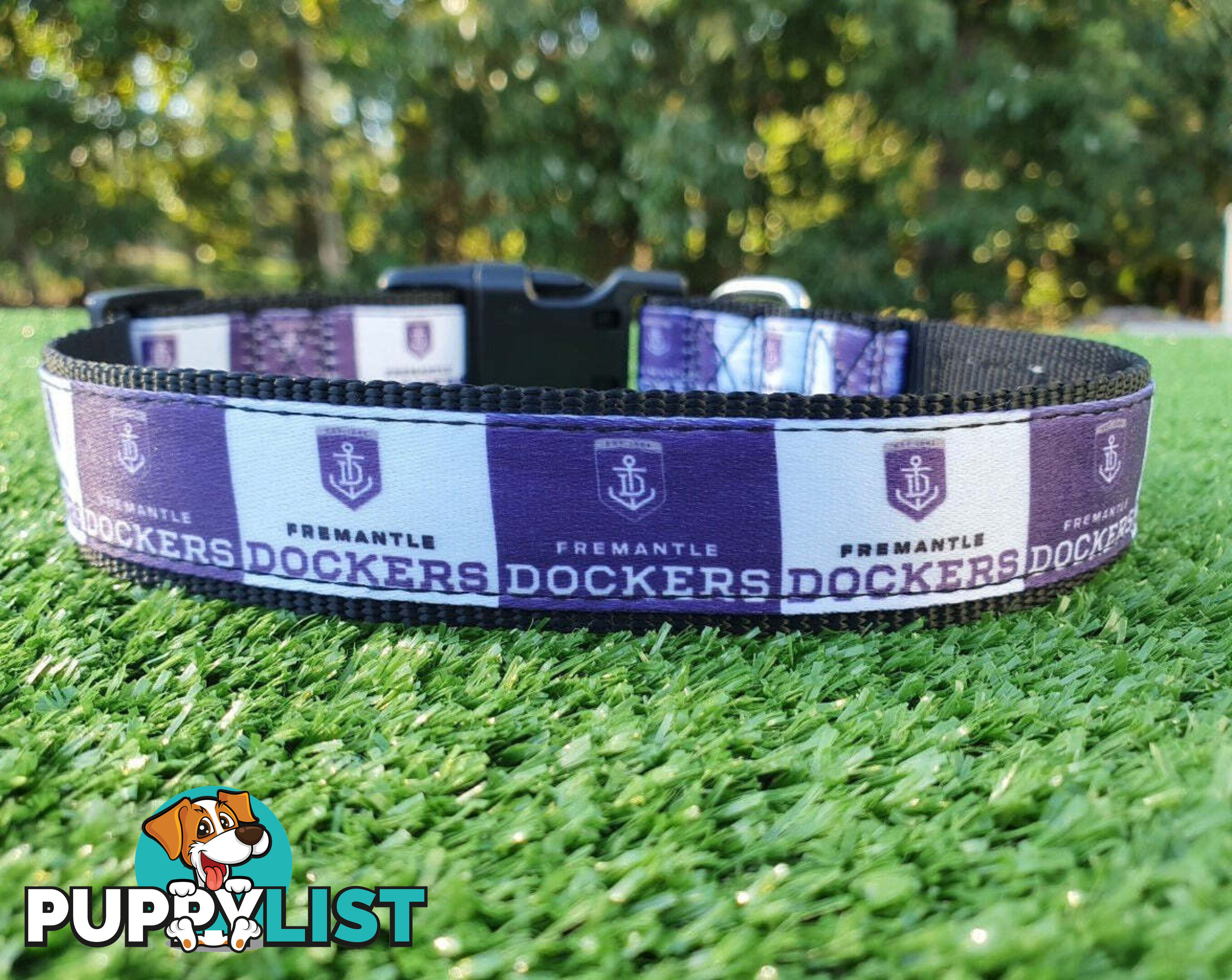 AFL Dog Collars, Footy - Aussie Rules - Moondidley Pets - MDPCOLAFLXSAC