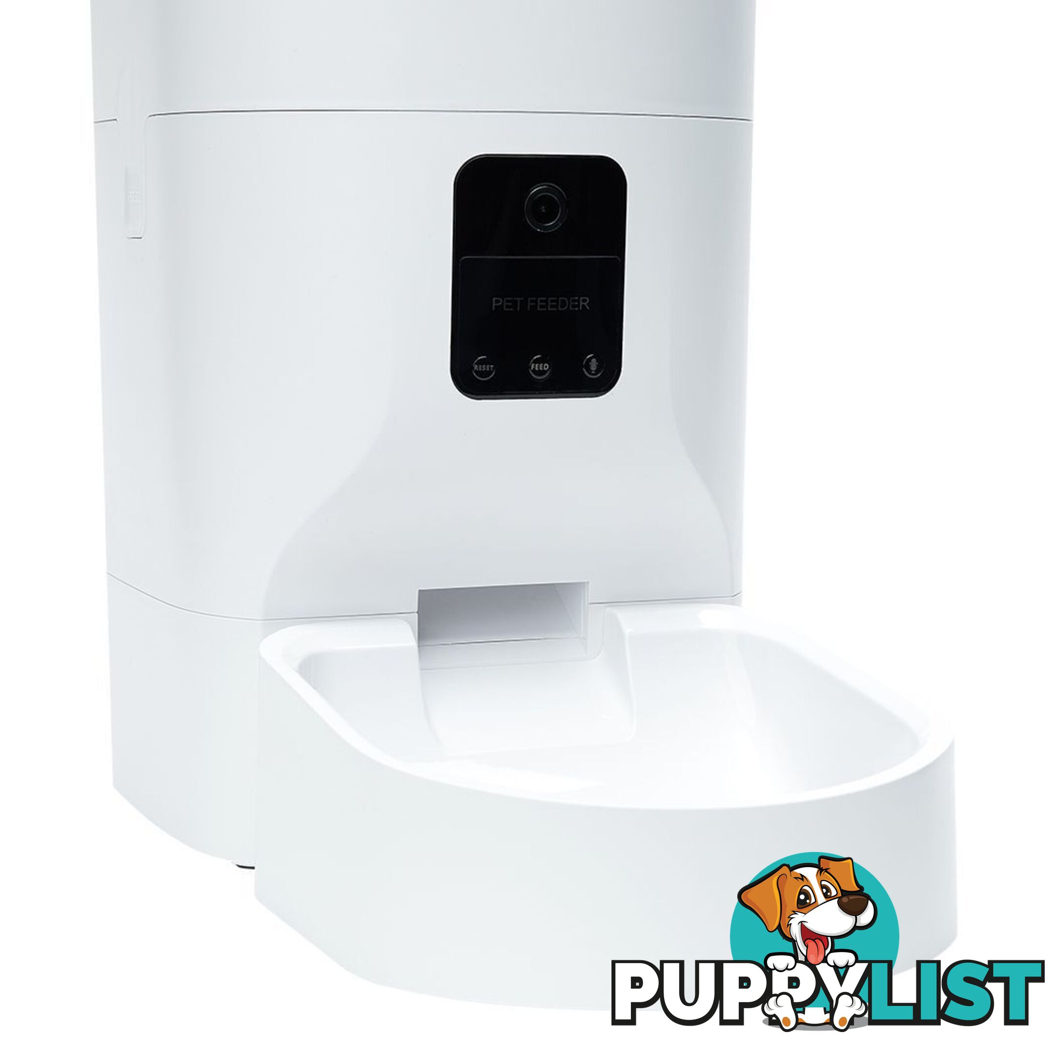 Smart Pet Feeder Camera Dog Cat Automatic Food Dispenser Portable Remote Bowl - WB-PT1043-9L-WH