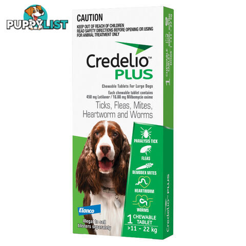 Credelio Plus Ticks, Fleas, Mites, Heartworm, and Worms - EDACPDM1