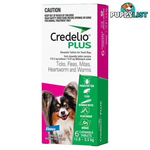 Credelio Plus Ticks, Fleas, Mites, Heartworm, and Worms - EDACPDM1