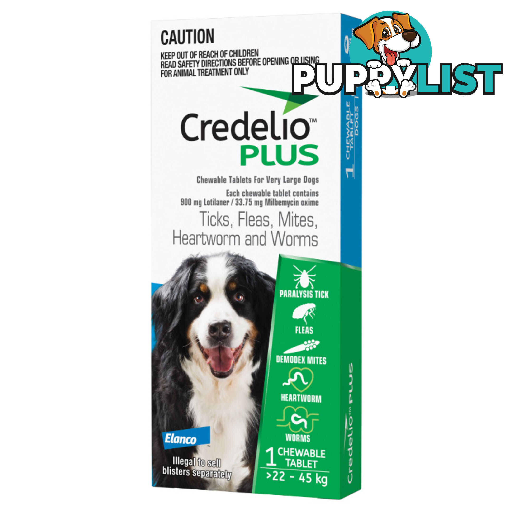 Credelio Plus Ticks, Fleas, Mites, Heartworm, and Worms - EDACPDM1