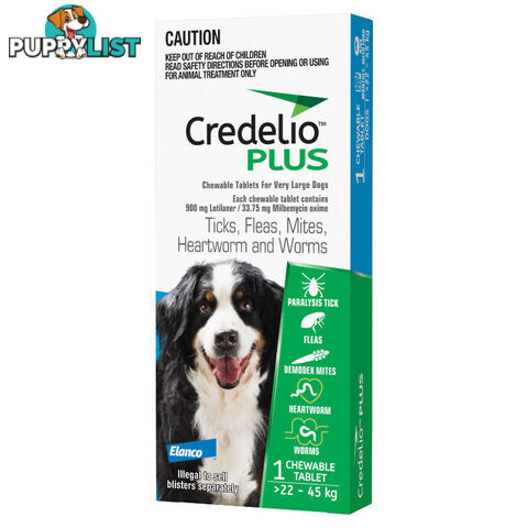 Credelio Plus Ticks, Fleas, Mites, Heartworm, and Worms - EDACPDM1