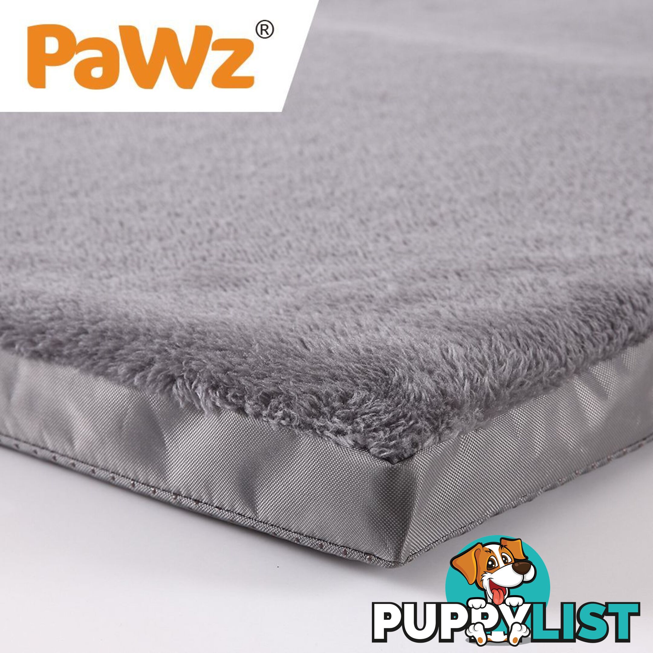 Pet Bed Foldable Dog Puppy Beds Cushion Pad Pads Soft Plush Black PaWz - WB-JC1045-XL-BK