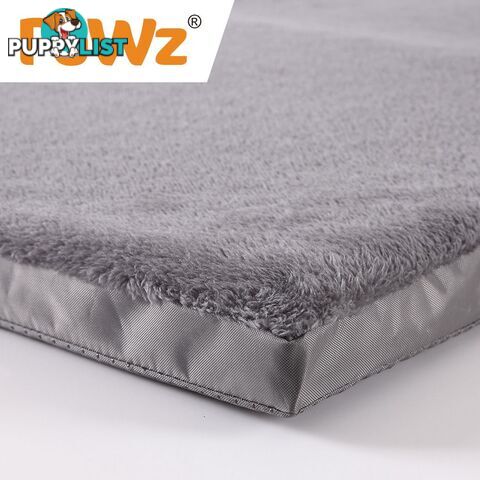 Pet Bed Foldable Dog Puppy Beds Cushion Pad Pads Soft Plush Black PaWz - WB-JC1045-XL-BK