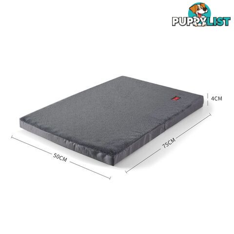 Pet Bed Foldable Dog Puppy Beds Cushion Pad Pads Soft Plush Black PaWz - WB-JC1045-XL-BK