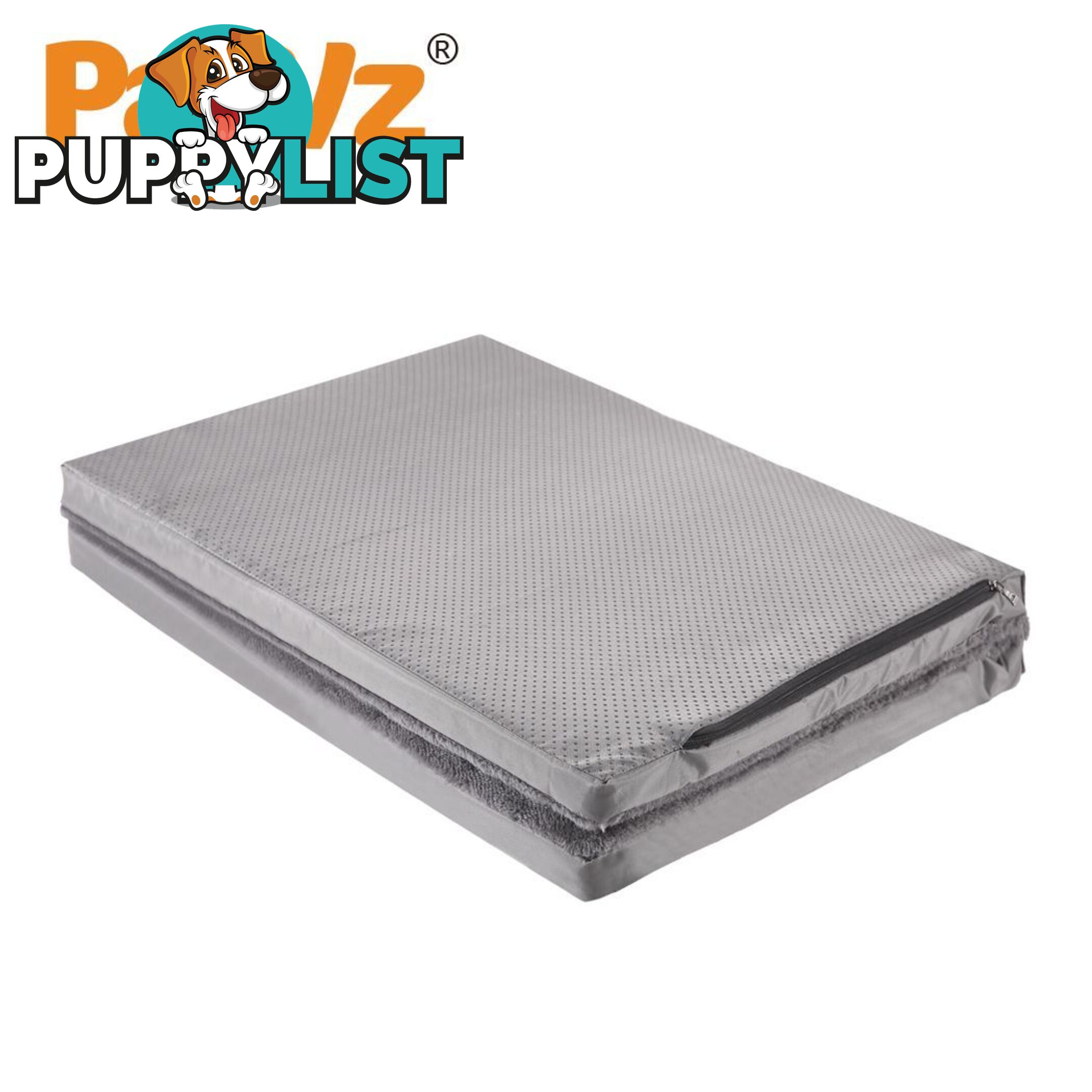 Pet Bed Foldable Dog Puppy Beds Cushion Pad Pads Soft Plush Black PaWz - WB-JC1045-XL-BK