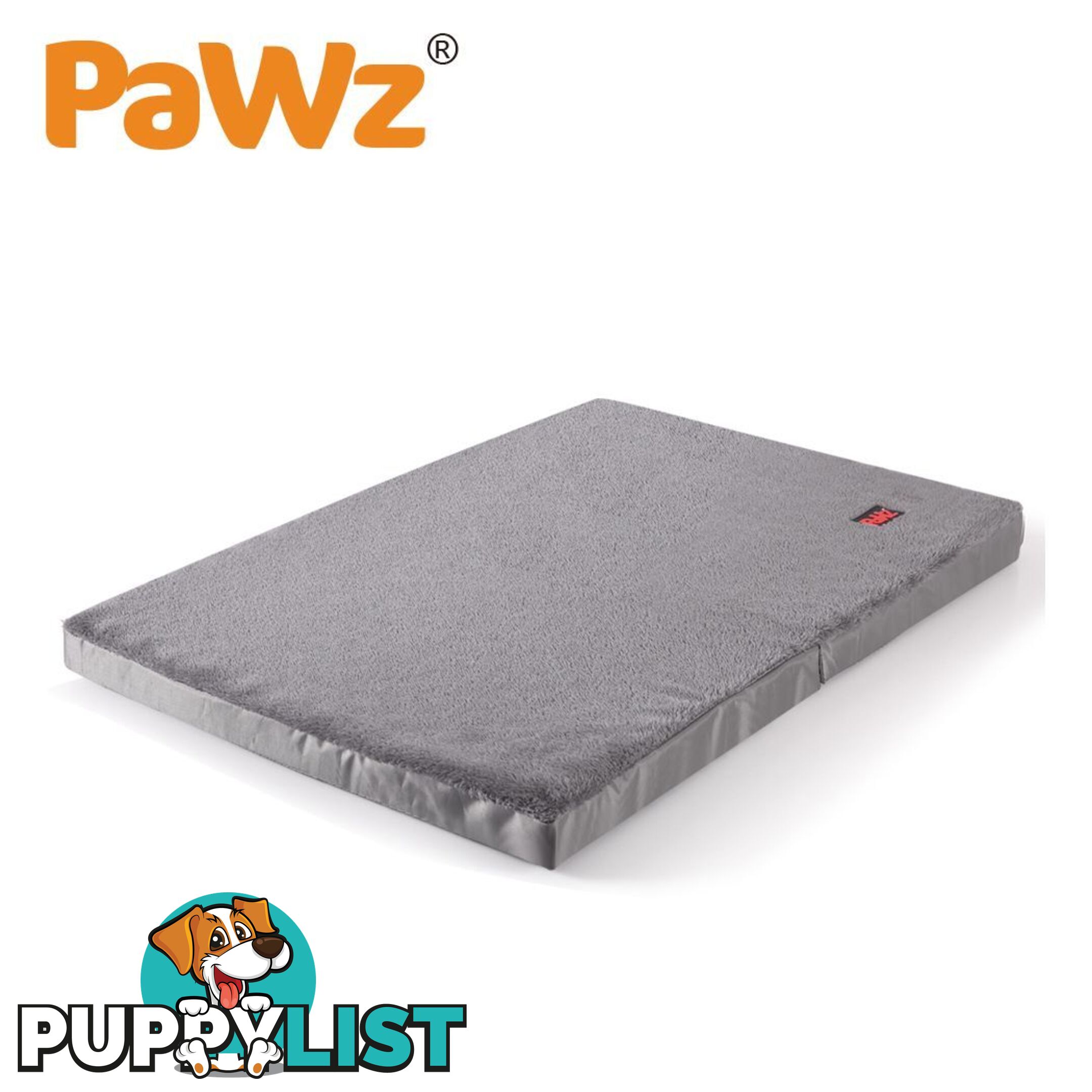 Pet Bed Foldable Dog Puppy Beds Cushion Pad Pads Soft Plush Black PaWz - WB-JC1045-XL-BK