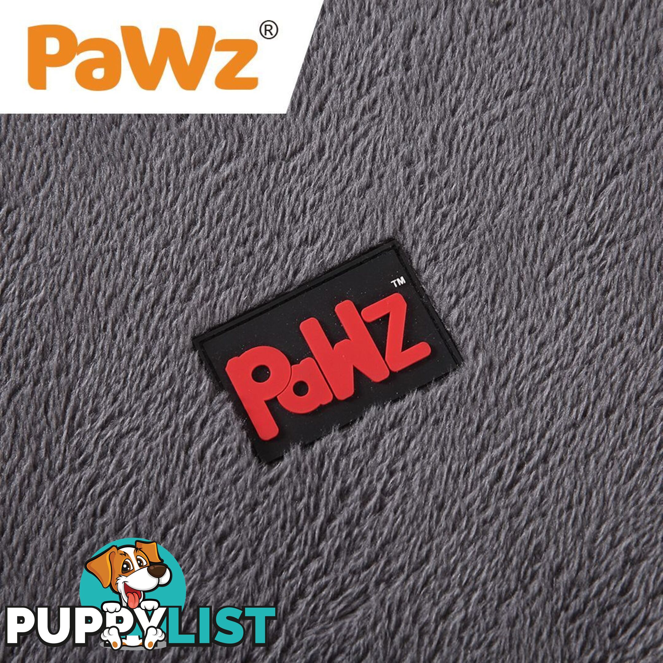 Pet Bed Foldable Dog Puppy Beds Cushion Pad Pads Soft Plush Black PaWz - WB-JC1045-XL-BK