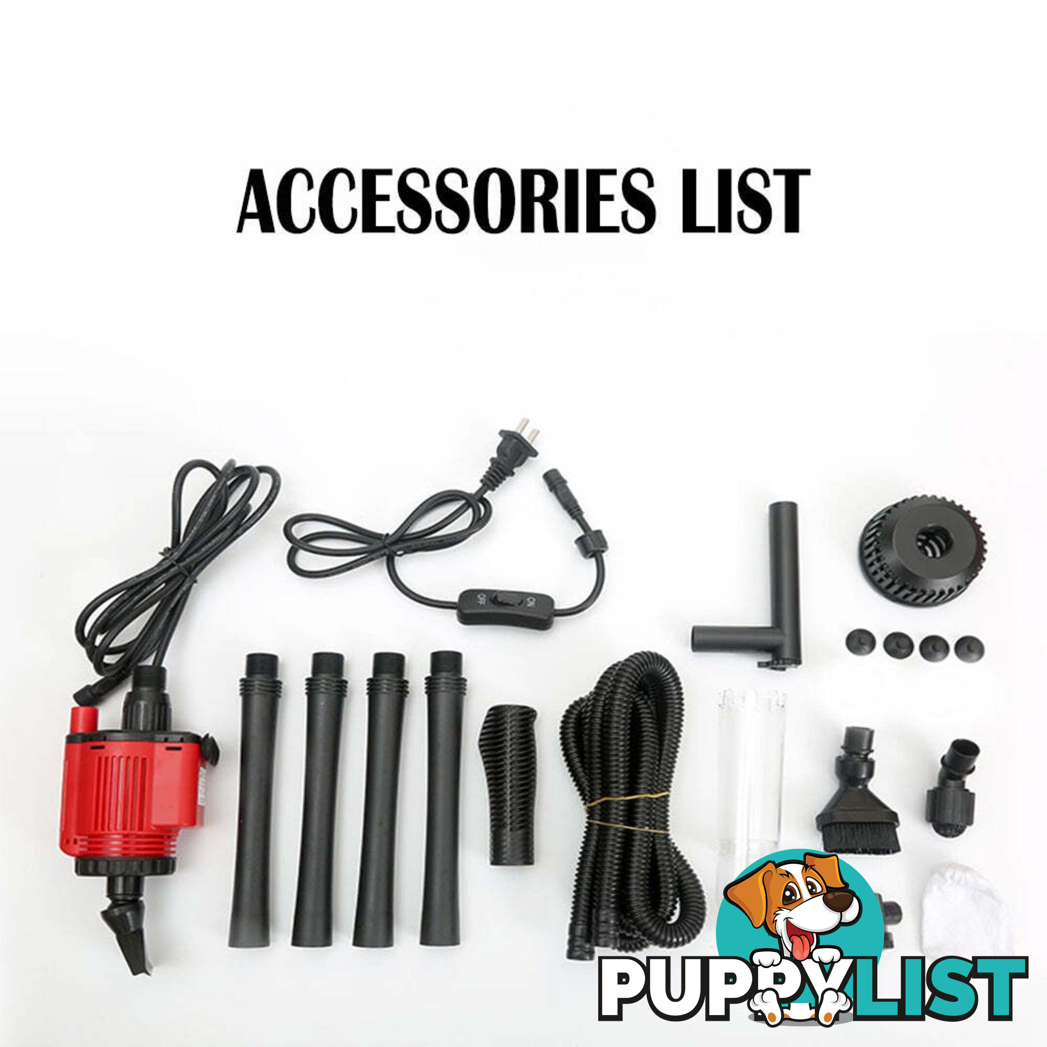 Aquarium Electric Siphon Pump Vacuum Cleaner Fish Tank Clean Water Change Gravel - V201-HLYG001-BLACK