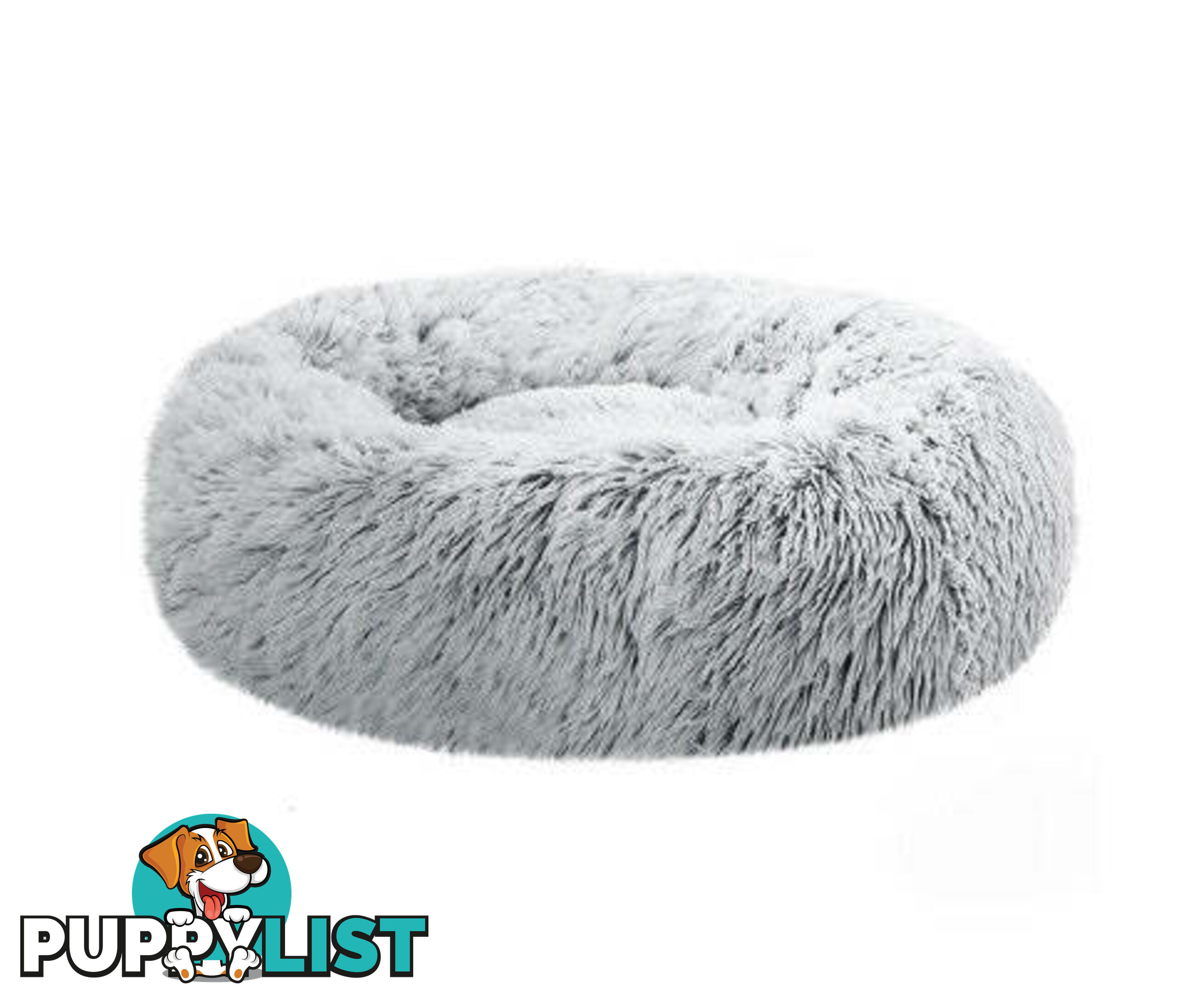 Pet Bed Dog Cat Calming Bed Sleeping Comfy Washable - PET-BED-D110-WHBR