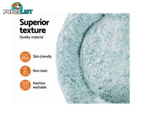Pet Bed Dog Cat Calming Bed Sleeping Comfy Washable - PET-BED-D110-WHBR
