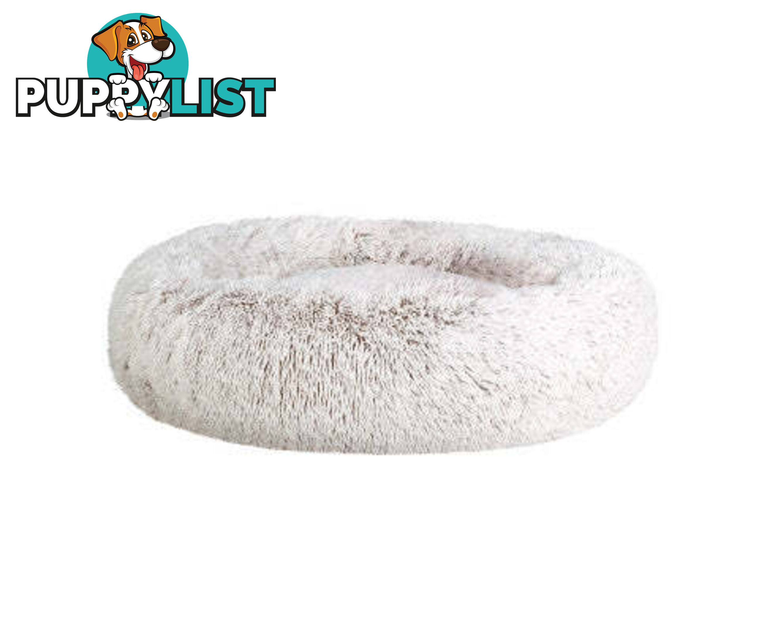Pet Bed Dog Cat Calming Bed Sleeping Comfy Washable - PET-BED-D110-WHBR
