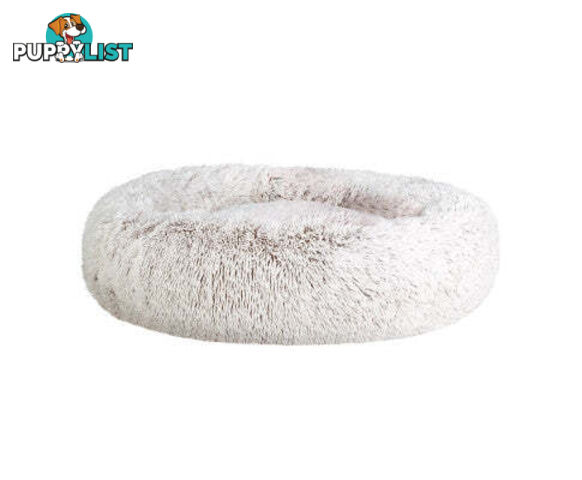 Pet Bed Dog Cat Calming Bed Sleeping Comfy Washable - PET-BED-D110-WHBR