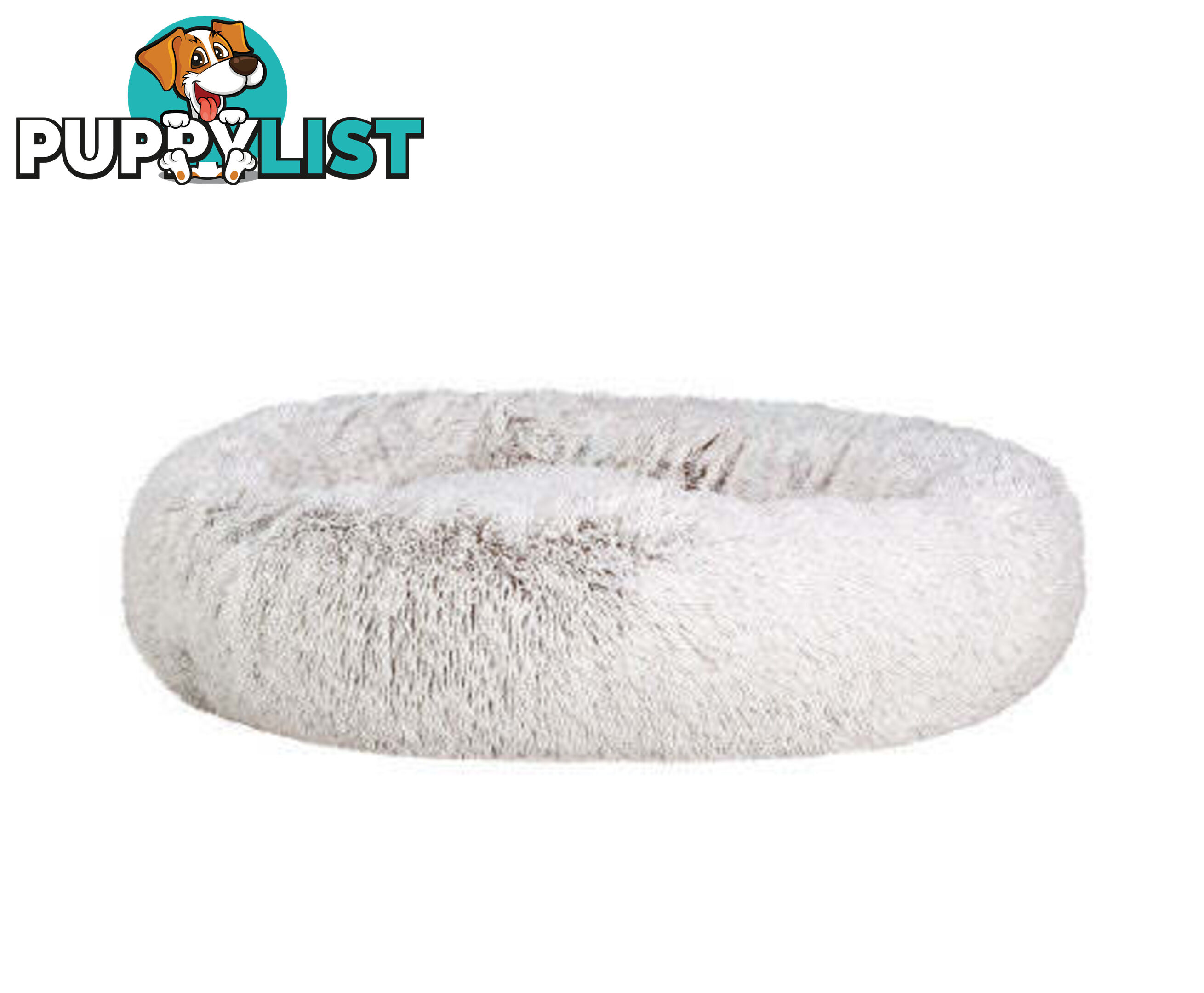 Pet Bed Dog Cat Calming Bed Sleeping Comfy Washable - PET-BED-D110-WHBR