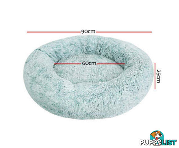 Pet Bed Dog Cat Calming Bed Sleeping Comfy Washable - PET-BED-D110-WHBR