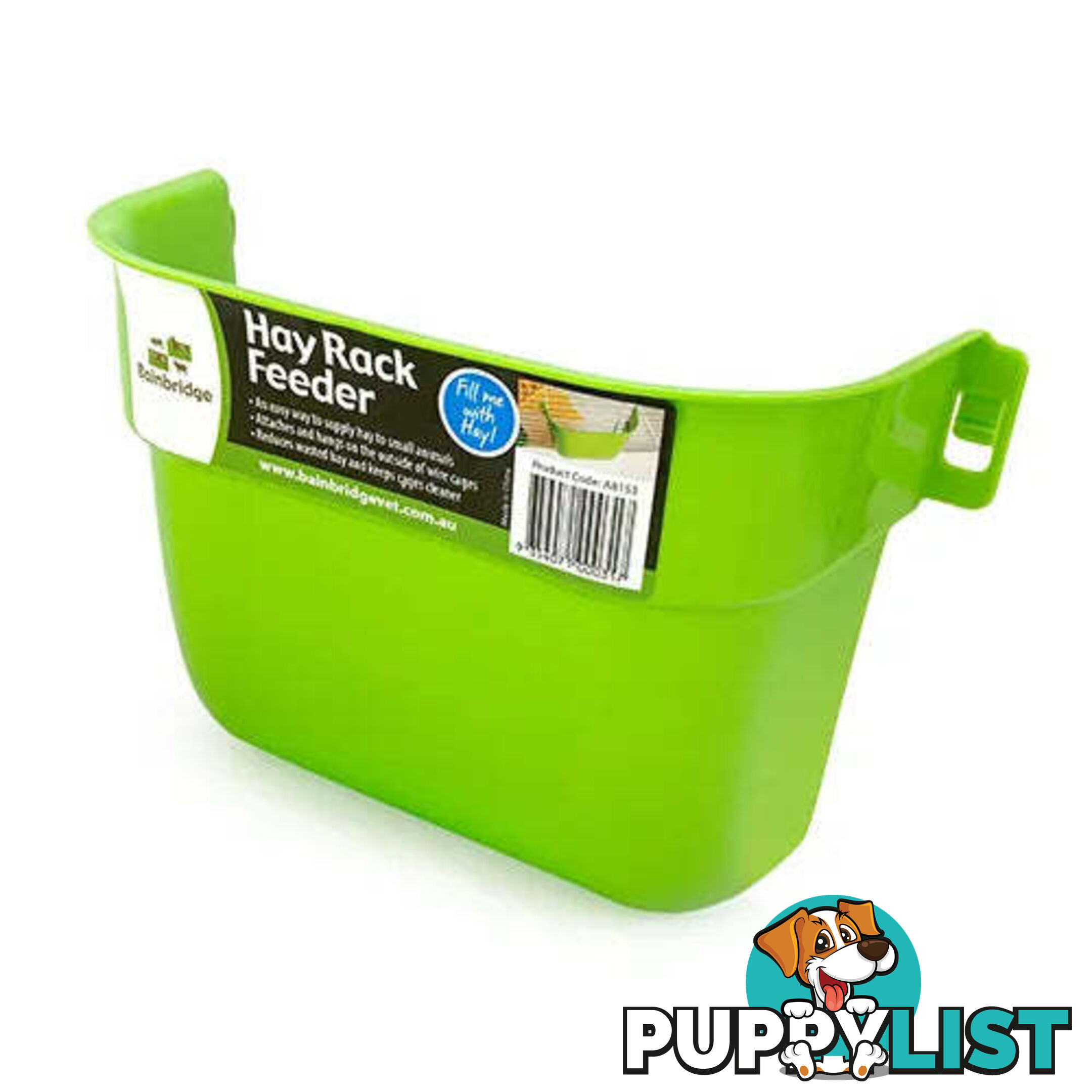 PLASTIC HAY RACK FEEDER - SMALL ANIMALS - BAINBRIDGE - BB-A8153