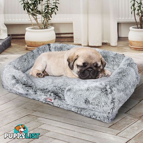 PaWz Pet Bed Orthopedic Sofa Dog Beds Bedding Soft Warm Mat Mattress Cushion - WB-PT1048-L-GY