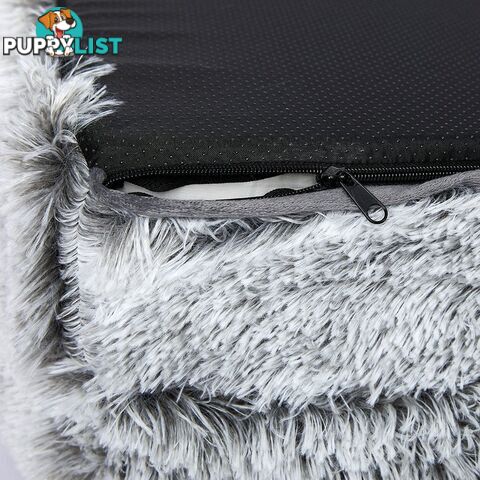 PaWz Pet Bed Orthopedic Sofa Dog Beds Bedding Soft Warm Mat Mattress Cushion - WB-PT1048-L-GY