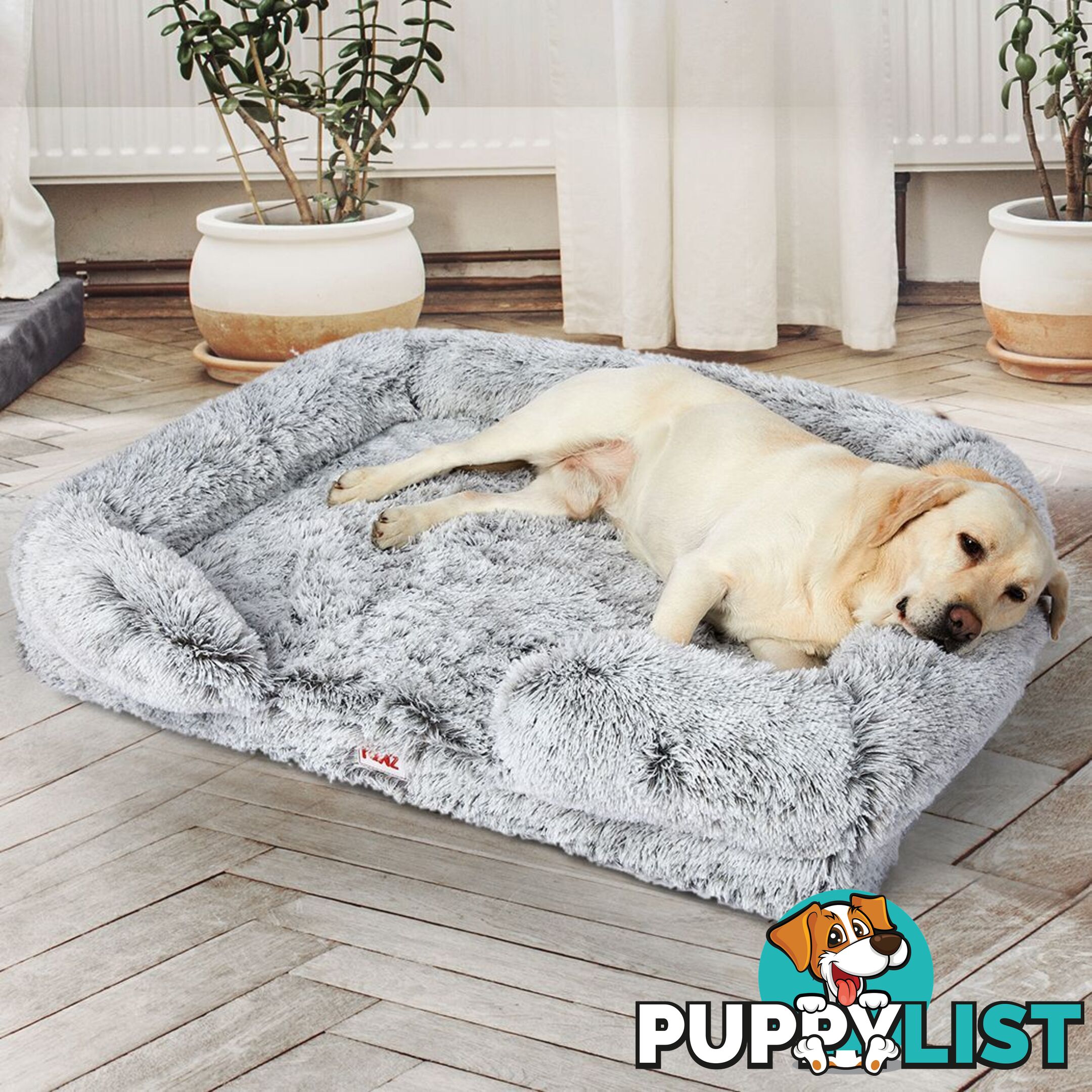 PaWz Pet Bed Orthopedic Sofa Dog Beds Bedding Soft Warm Mat Mattress Cushion - WB-PT1048-L-GY