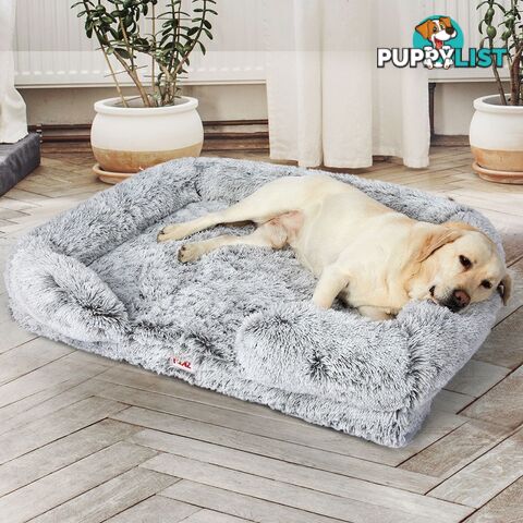 PaWz Pet Bed Orthopedic Sofa Dog Beds Bedding Soft Warm Mat Mattress Cushion - WB-PT1048-L-GY