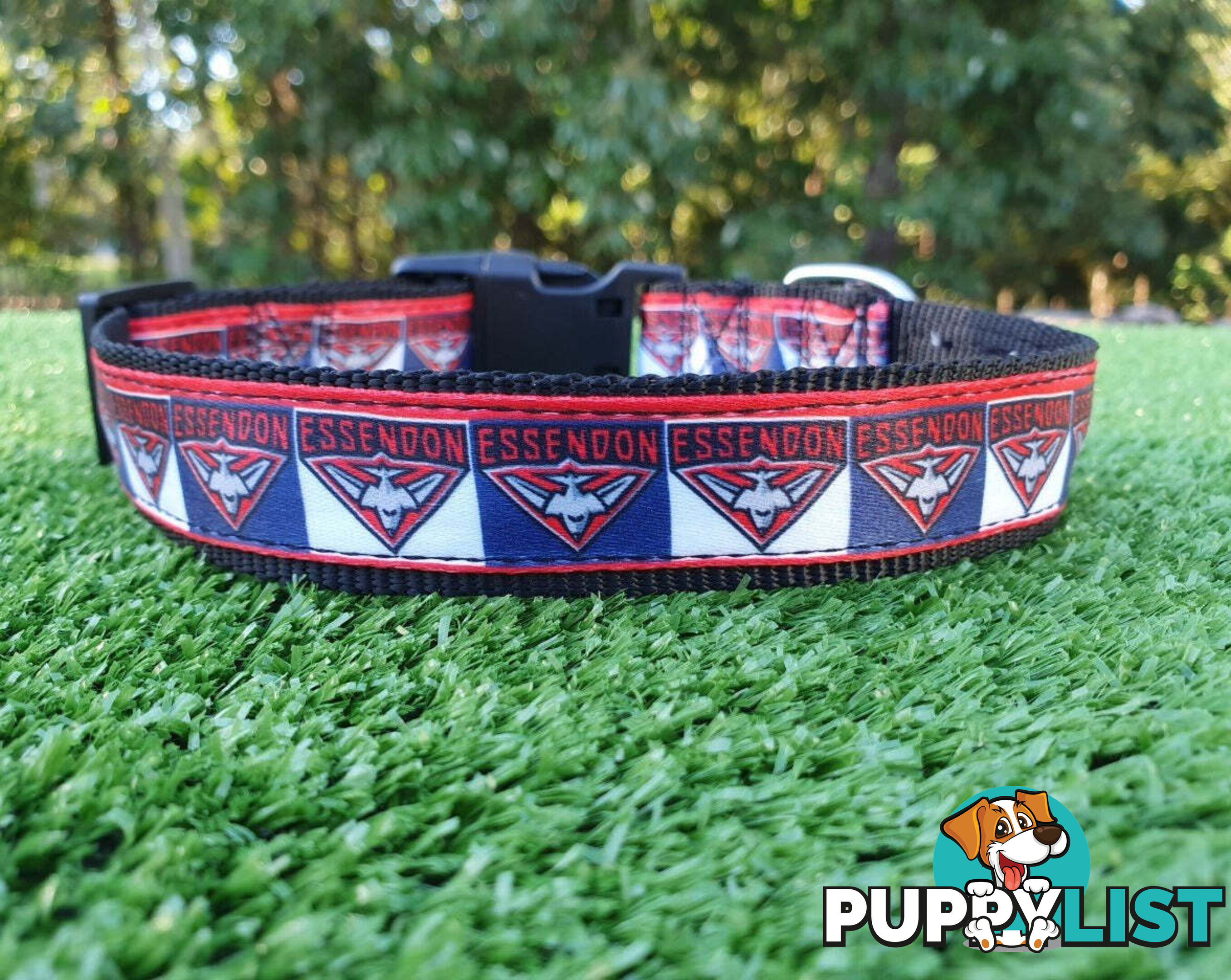 AFL Dog Collars, Footy - Aussie Rules - Moondidley Pets - MDPCOLAFLSSKS