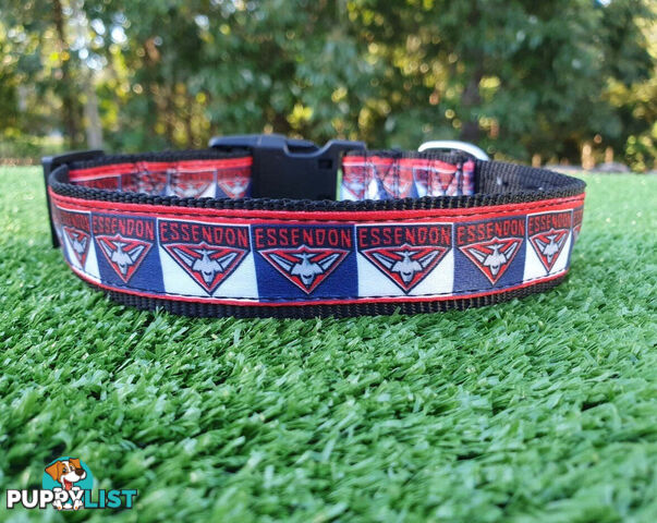 AFL Dog Collars, Footy - Aussie Rules - Moondidley Pets - MDPCOLAFLSSKS