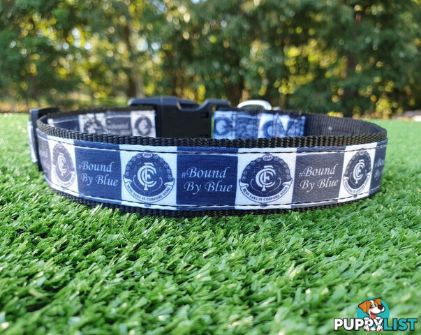 AFL Dog Collars, Footy - Aussie Rules - Moondidley Pets - MDPCOLAFLSSKS