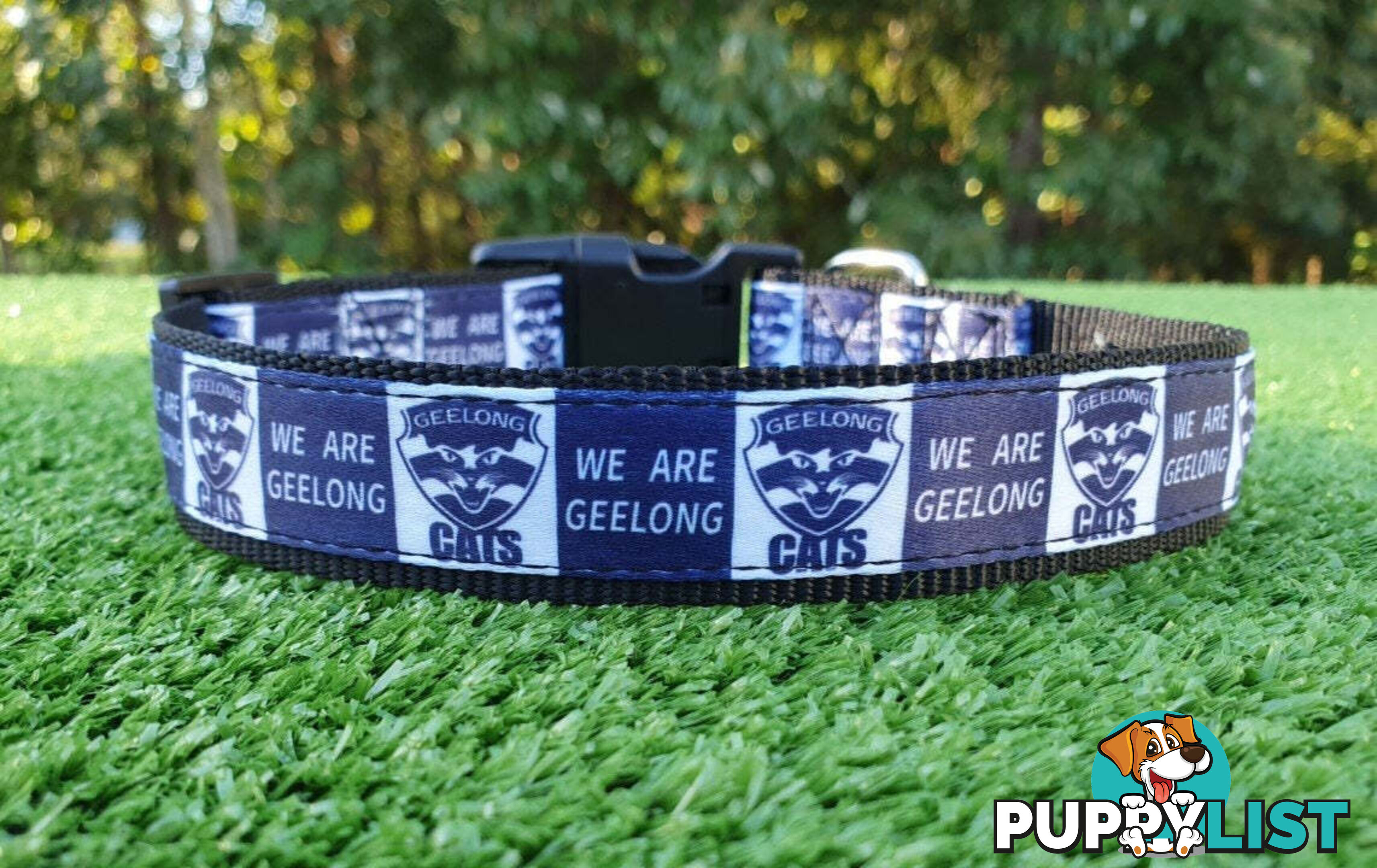 AFL Dog Collars, Footy - Aussie Rules - Moondidley Pets - MDPCOLAFLSSKS