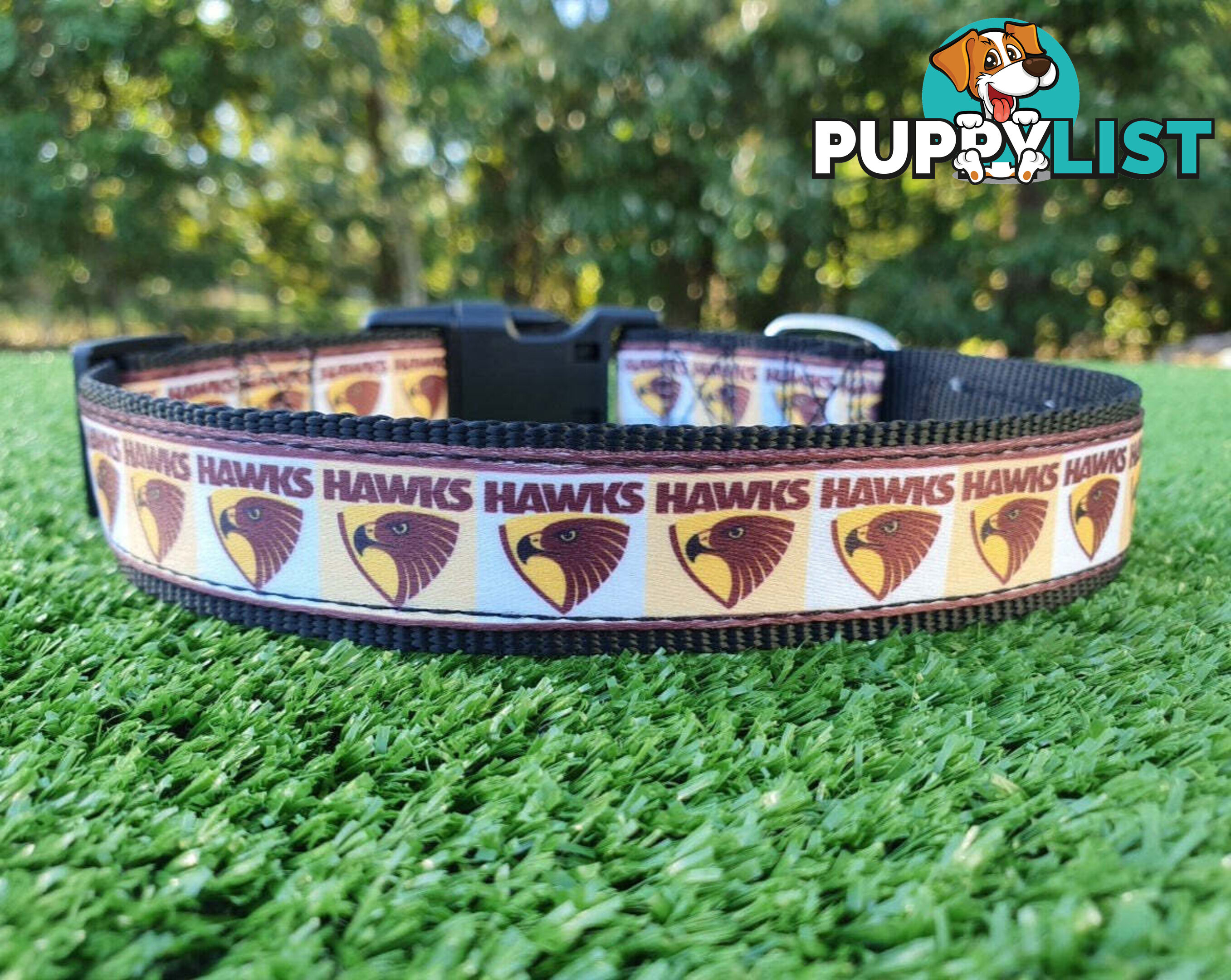 AFL Dog Collars, Footy - Aussie Rules - Moondidley Pets - MDPCOLAFLSSKS