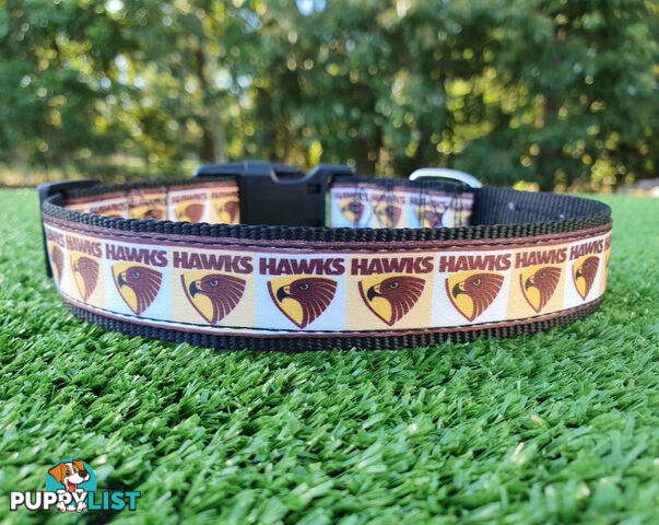 AFL Dog Collars, Footy - Aussie Rules - Moondidley Pets - MDPCOLAFLSSKS