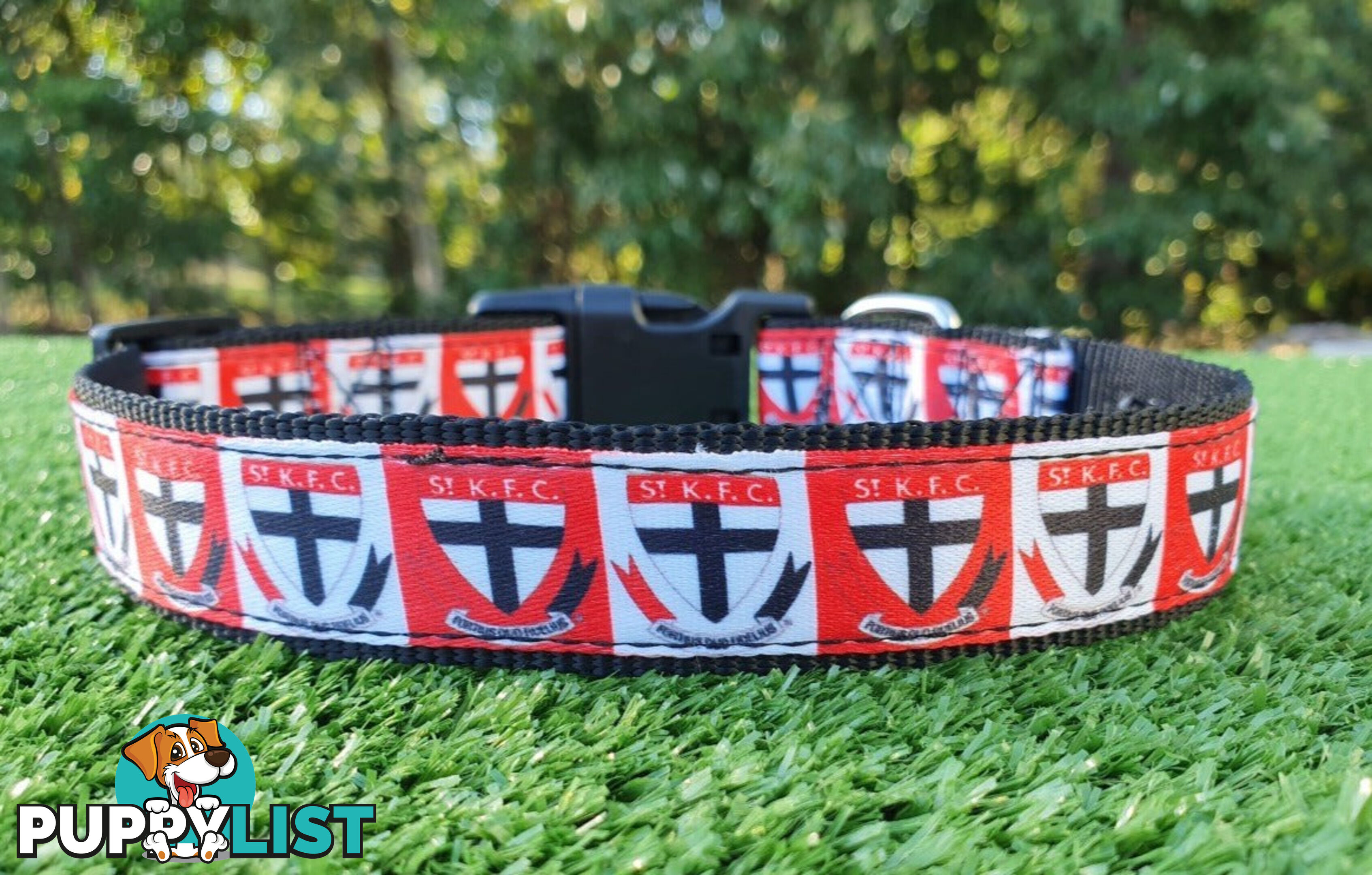 AFL Dog Collars, Footy - Aussie Rules - Moondidley Pets - MDPCOLAFLSSKS