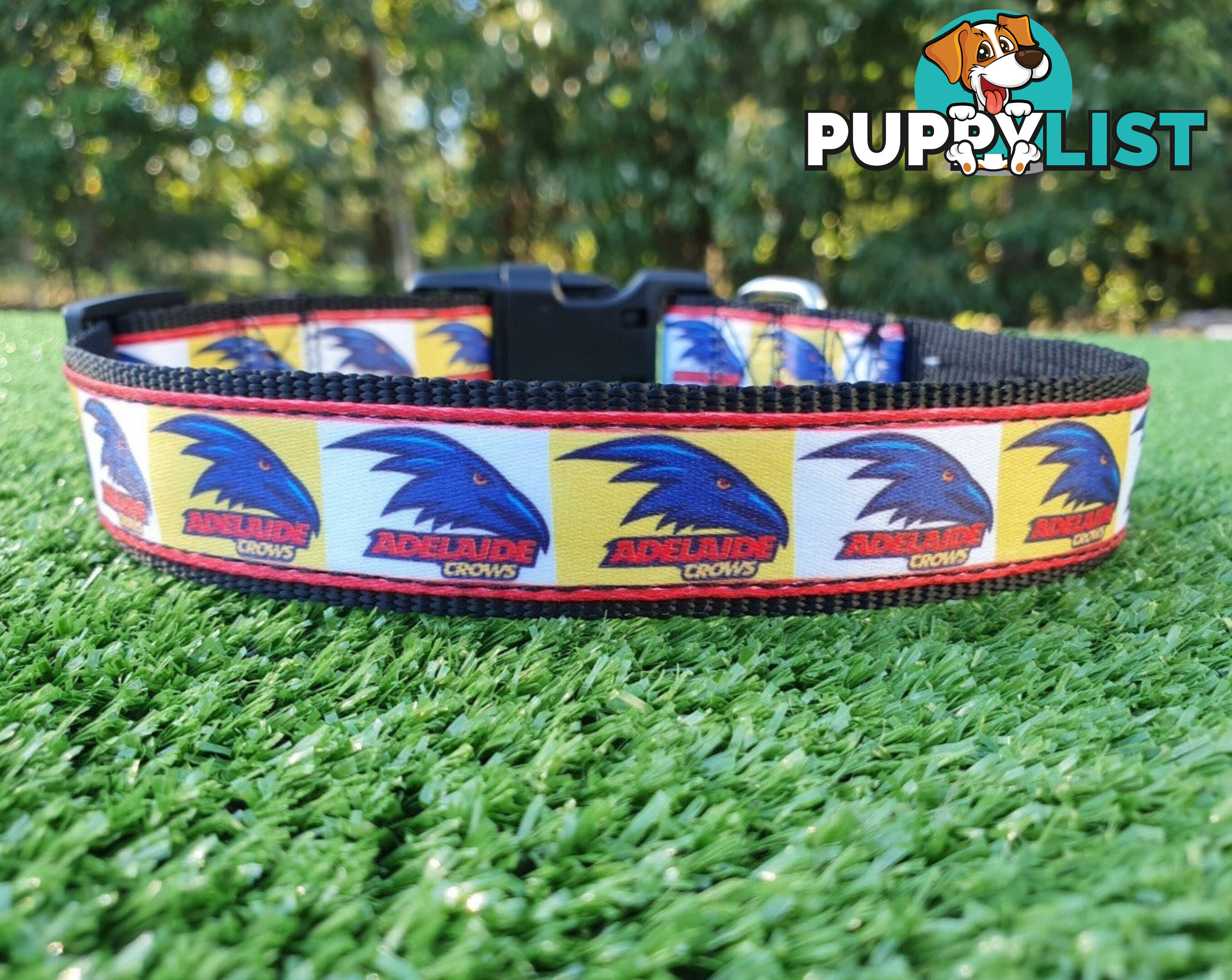 AFL Dog Collars, Footy - Aussie Rules - Moondidley Pets - MDPCOLAFLSSKS