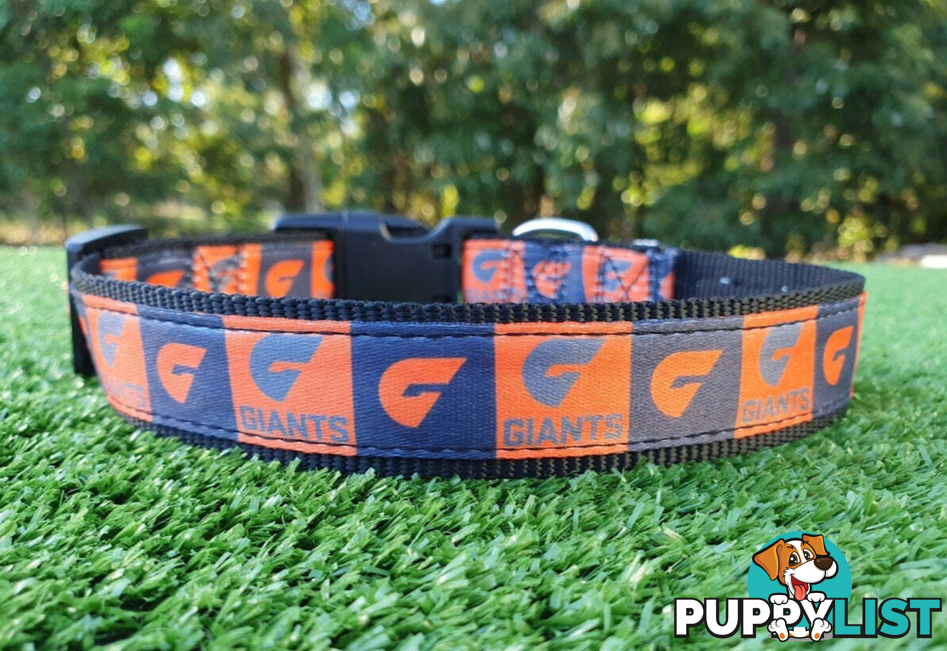 AFL Dog Collars, Footy - Aussie Rules - Moondidley Pets - MDPCOLAFLSSKS