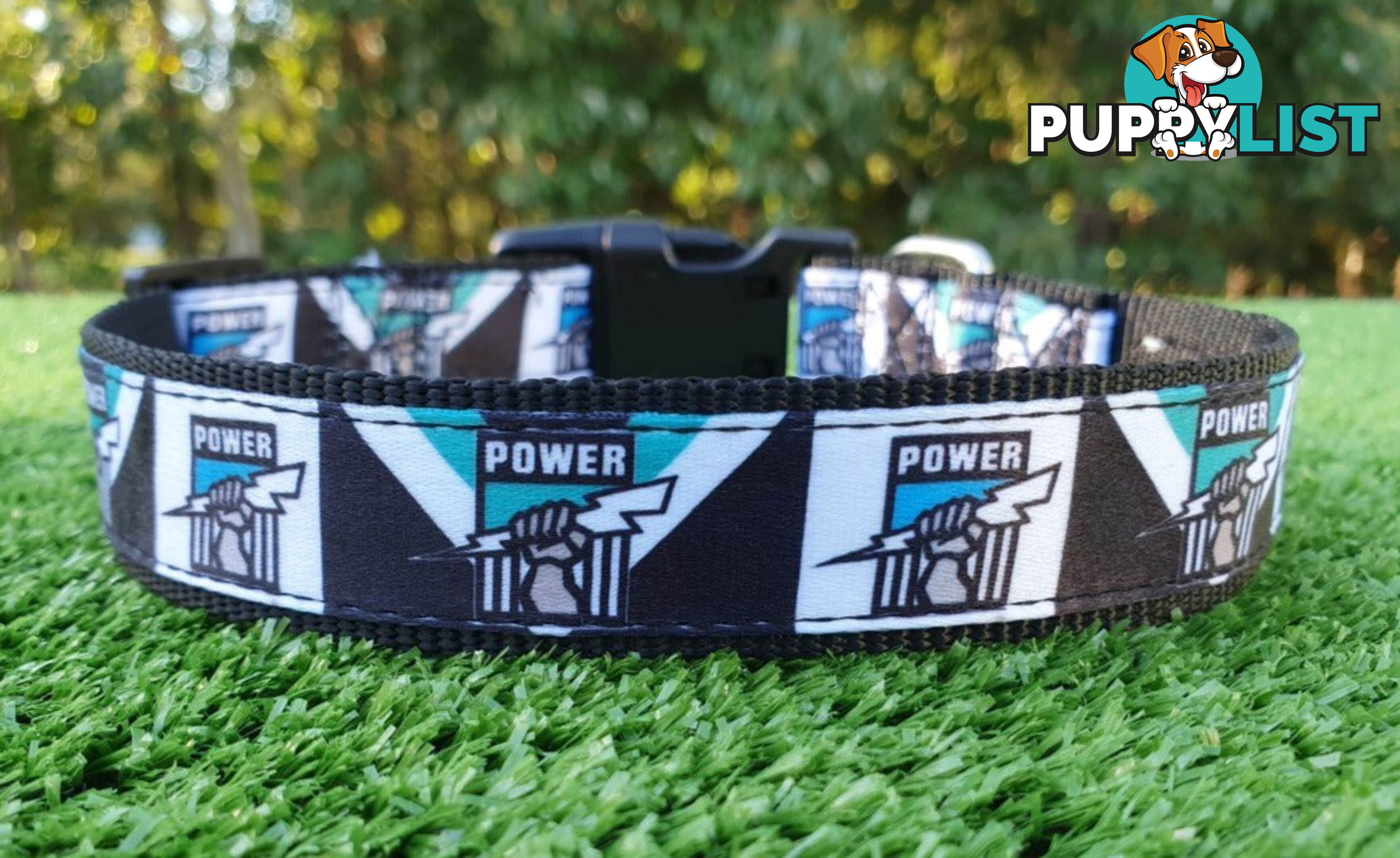AFL Dog Collars, Footy - Aussie Rules - Moondidley Pets - MDPCOLAFLSSKS