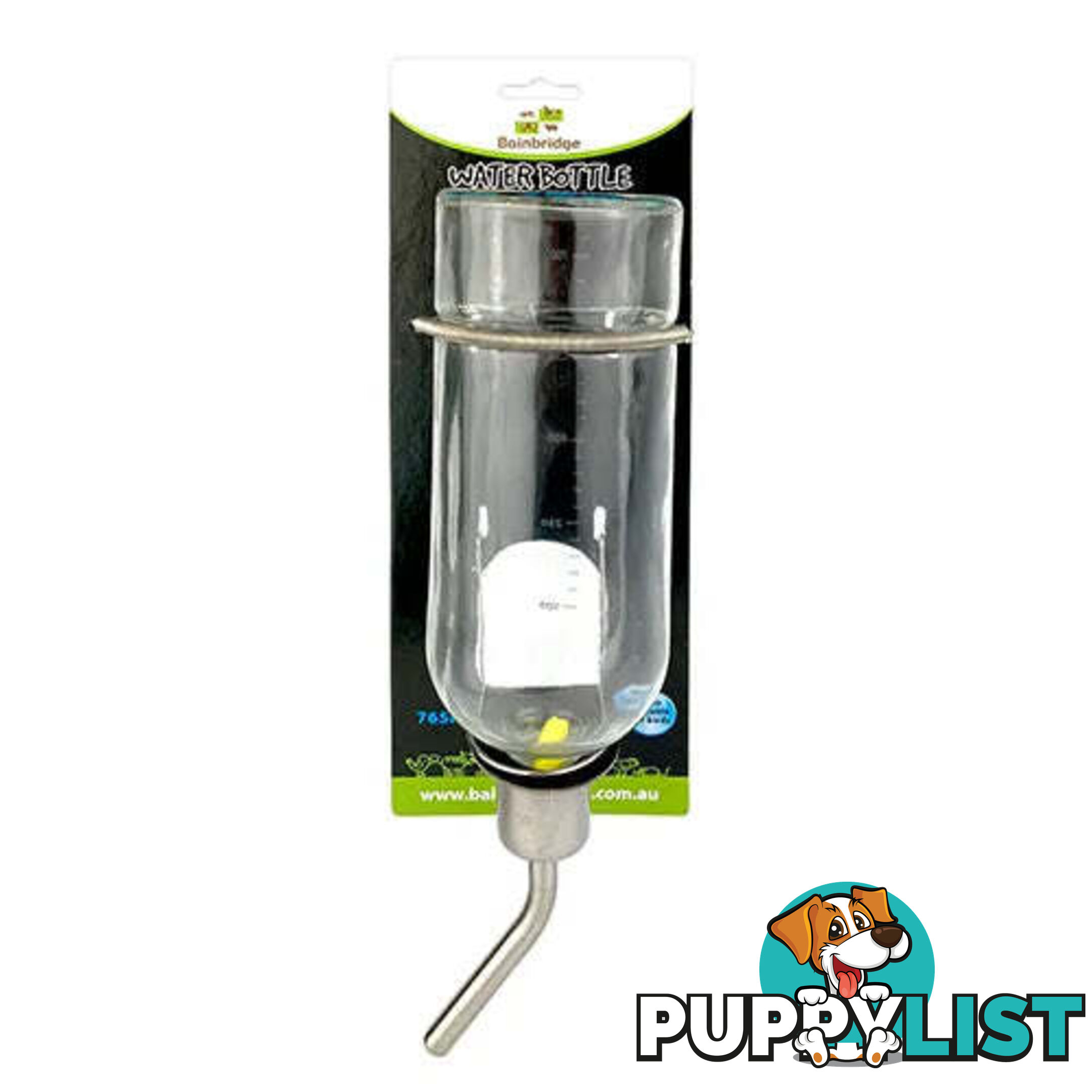GLASS WATER BOTTLE RABBITS - BAINBRIDGE - BB-A8111