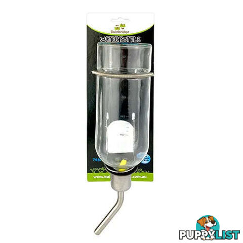GLASS WATER BOTTLE RABBITS - BAINBRIDGE - BB-A8111