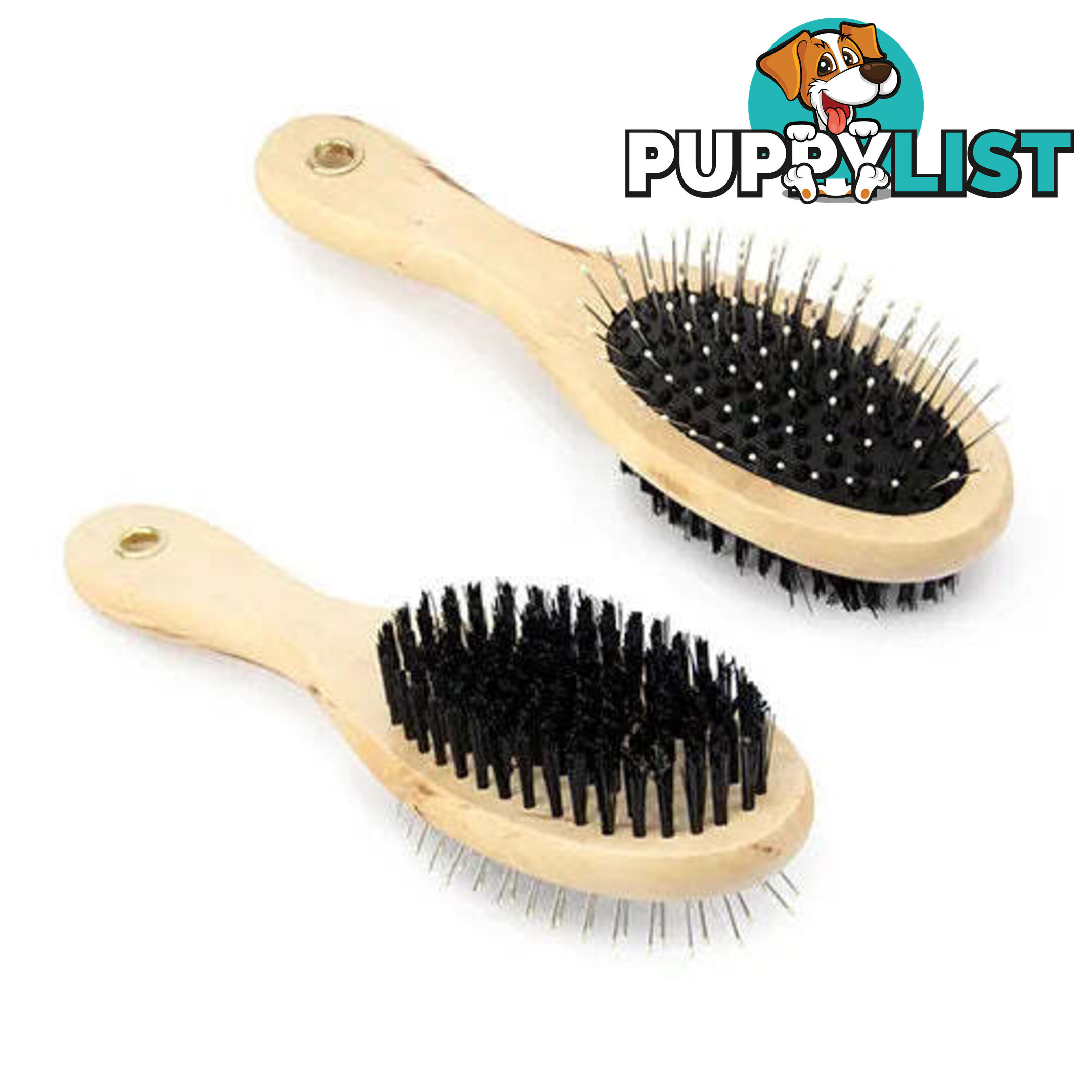 PET DOUBLE OVAL BRUSH - BAINBRIDGE - BB-A7233