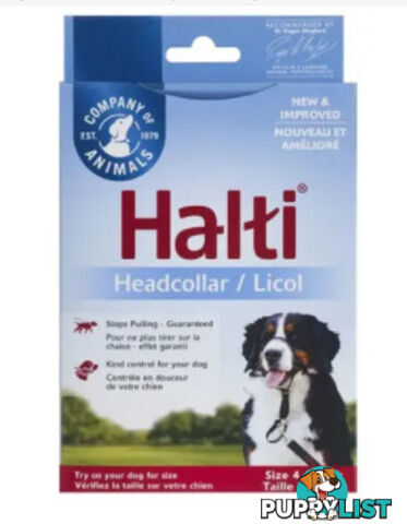 Halti Headcollar Black - Company of Animals. - WPS-DAH2010