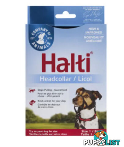 Halti Headcollar Black - Company of Animals. - WPS-DAH2010
