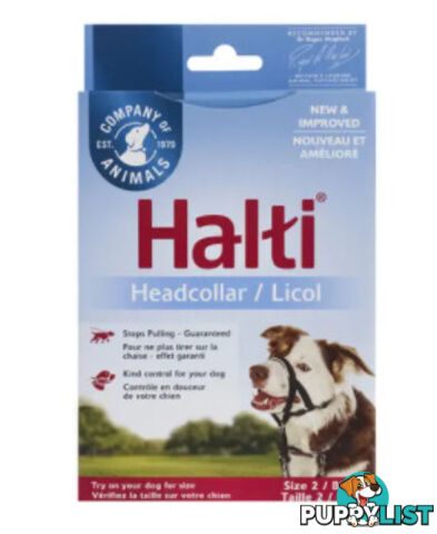 Halti Headcollar Black - Company of Animals. - WPS-DAH2010