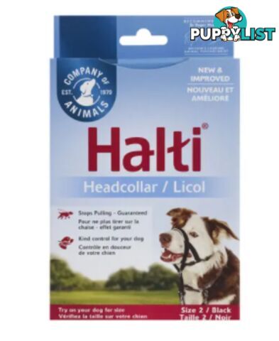 Halti Headcollar Black - Company of Animals. - WPS-DAH2010