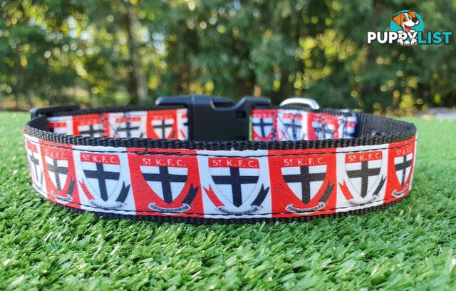 AFL Dog Collars, Footy - Aussie Rules - Moondidley Pets - MDPCOLAFLNMK