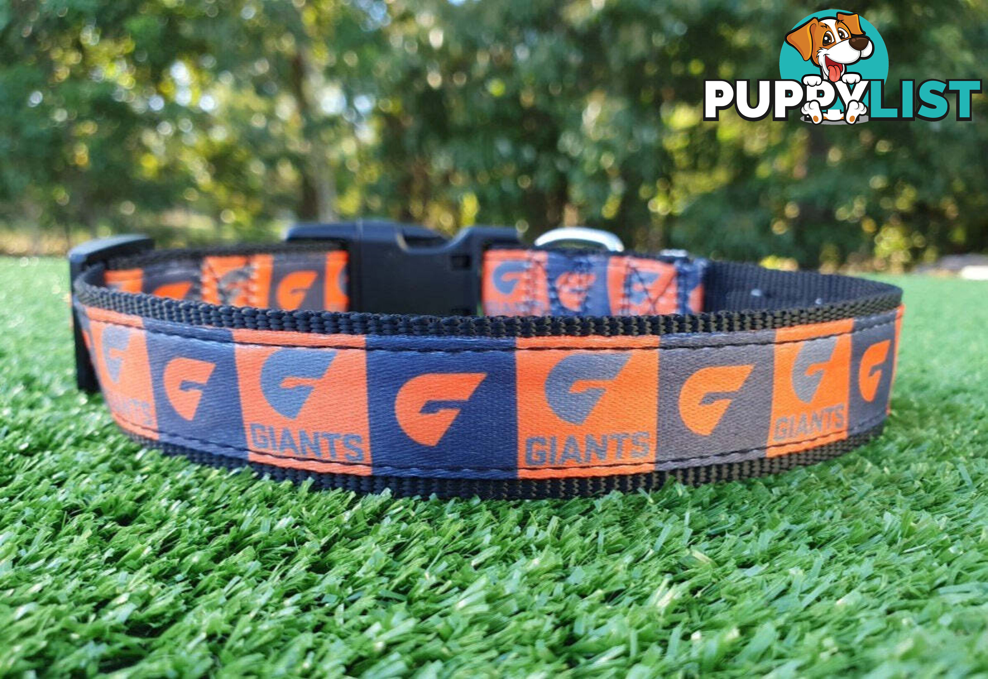 AFL Dog Collars, Footy - Aussie Rules - Moondidley Pets - MDPCOLAFLNMK